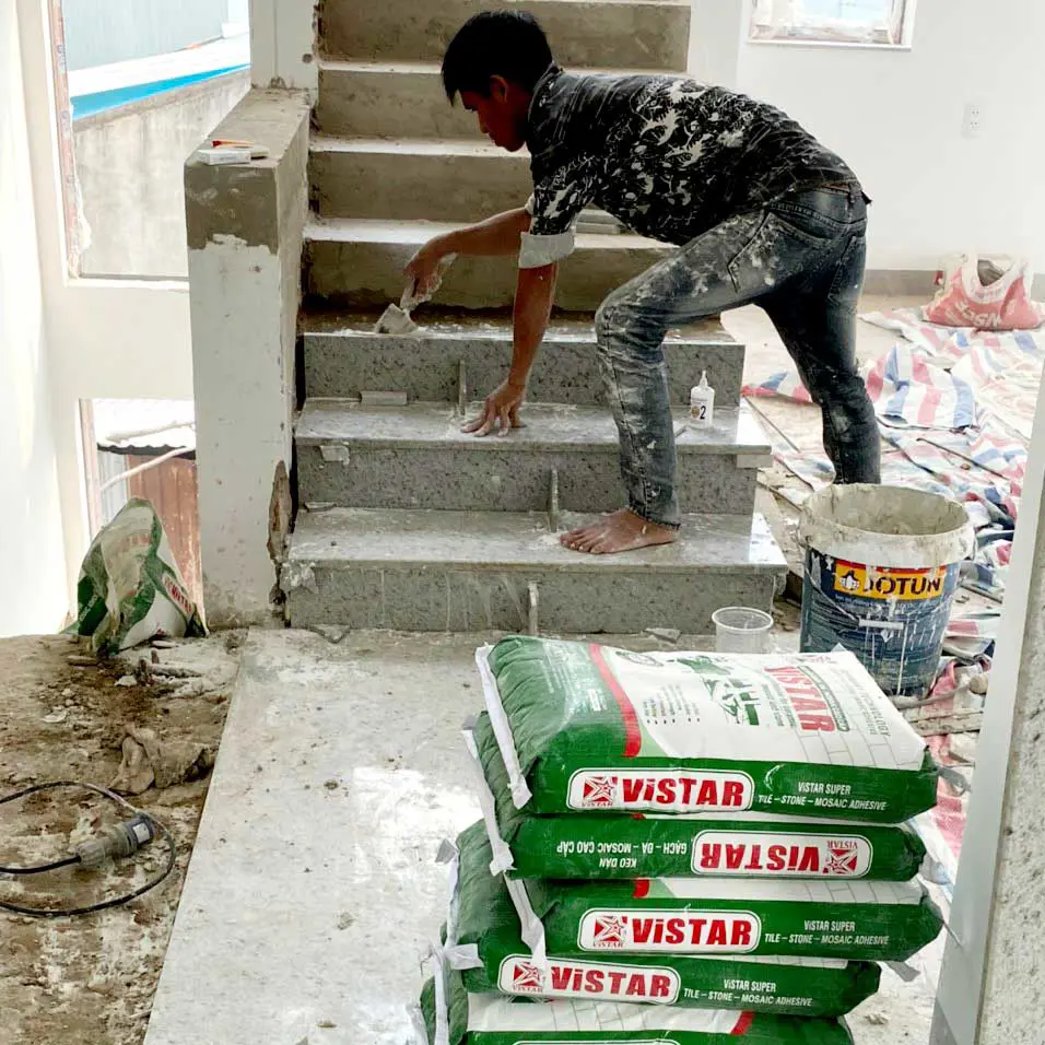 KEO DÁN GẠCH - ĐÁ - NGÓI VISTAR CAO CẤP MÀU TRẮNG 1